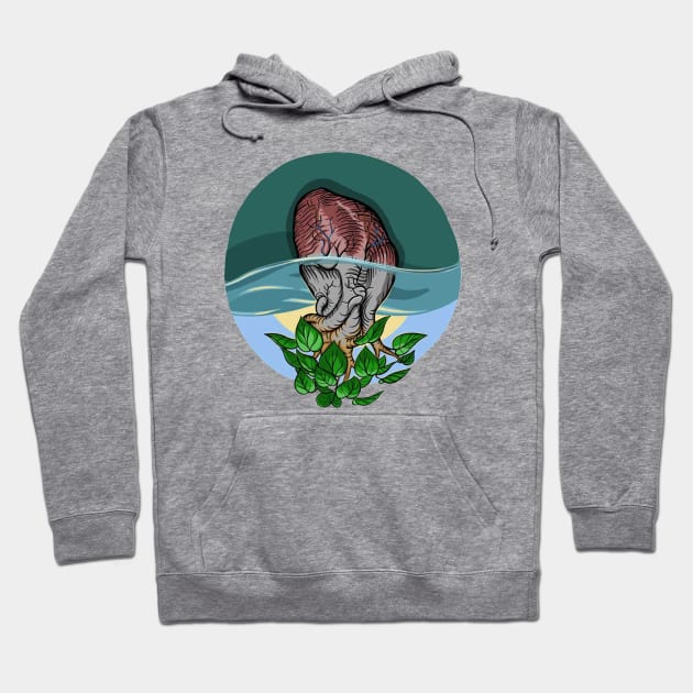 Sinking Heart Hoodie by keanebrownsugar